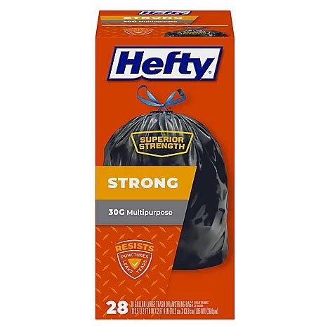 hefty small drawstring trash bags